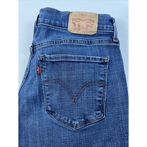 Levi's Classic Woman's Bootcut Blue Denim Stretch Jeans Size 8‎